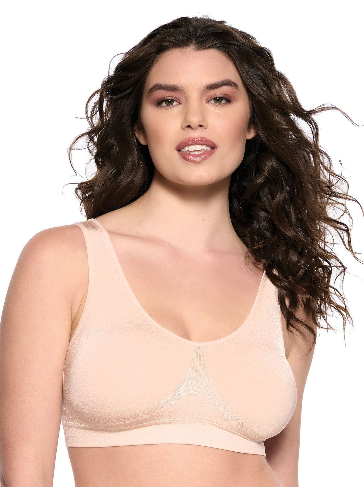Body Smooth Seamless Wireless Bra 2-Pack - Black Cameo Rose | Felina Bras