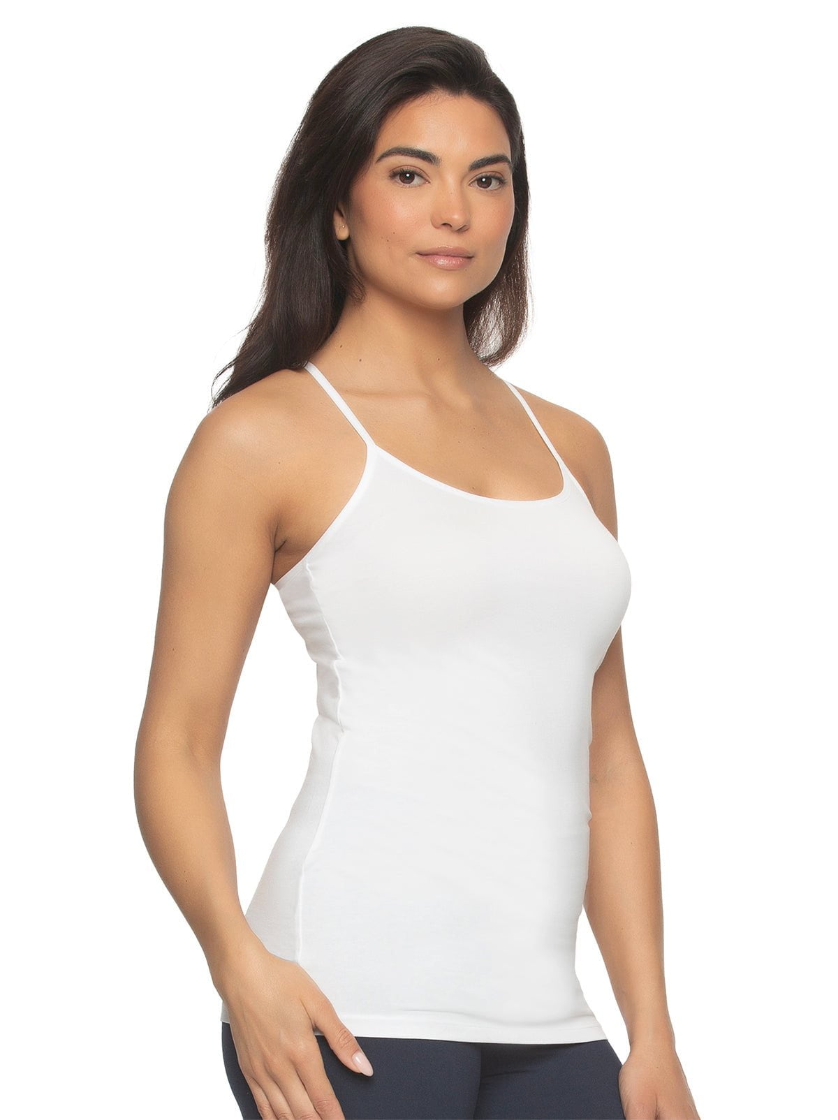 Cotton Modal Stretch Camisole 3-Pack - Black White | Felina Loungewear