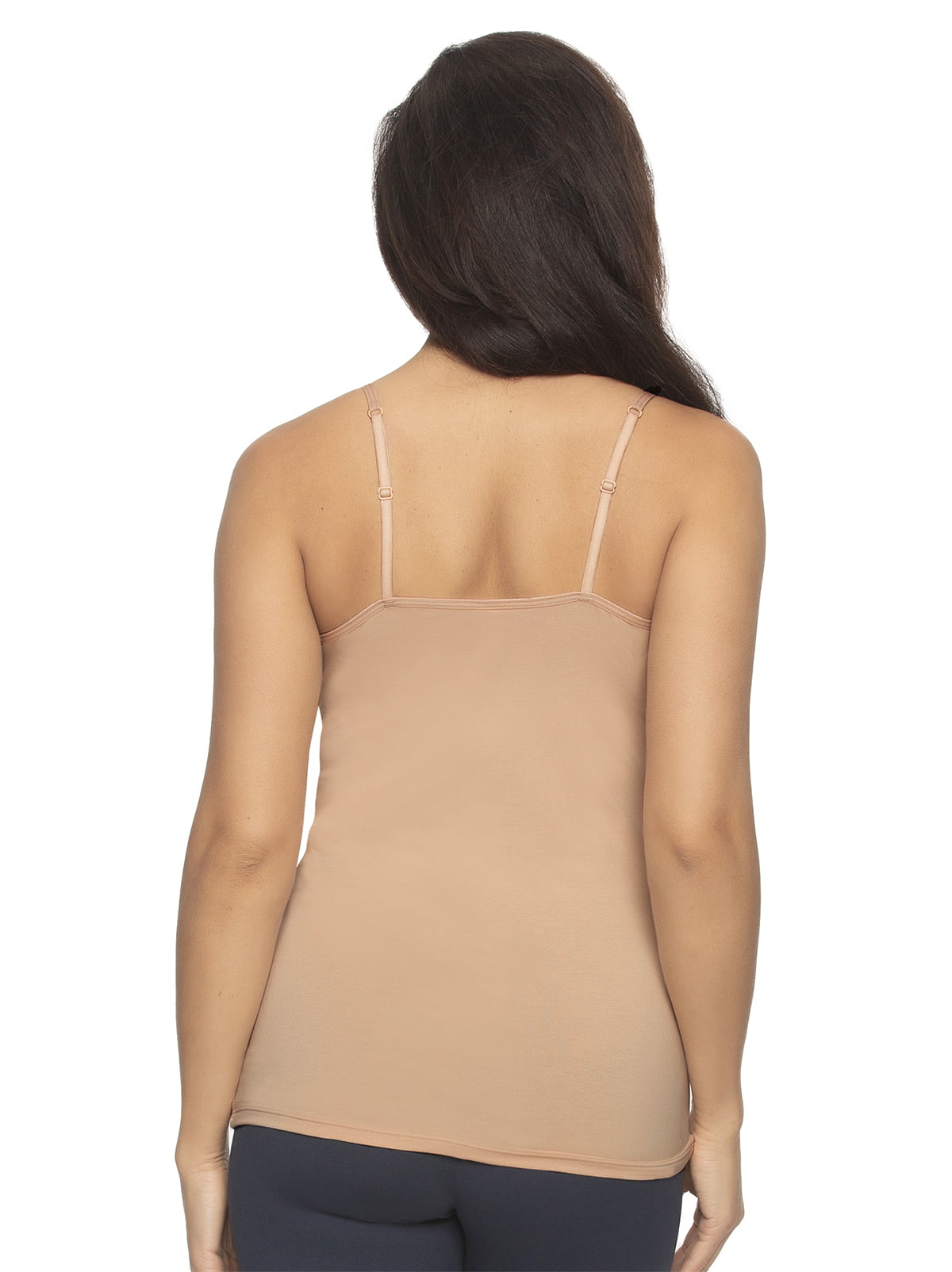Cotton Modal Stretch Camisole 4-Pack - Black White Taupe | Felina Loungewear