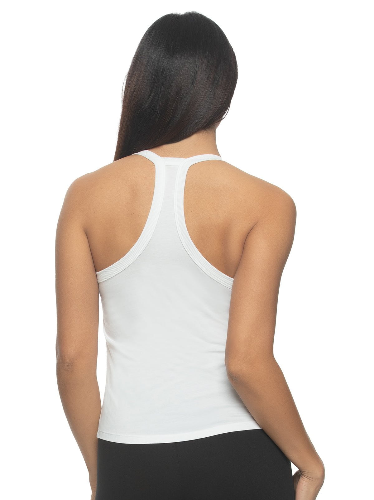 Pima Cotton Stretch Racerback Tank 2-Pack - Tuxedo | Felina Loungewear