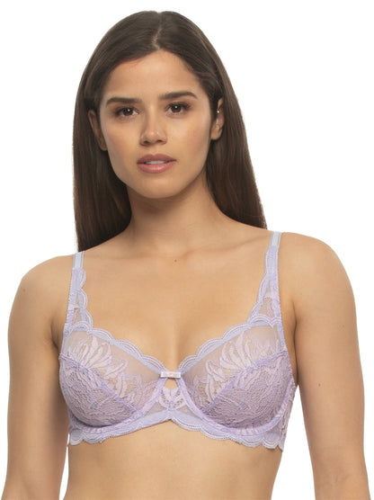 Peridot Unlined Lace Bra - Lavender | Felina Sale|Bras