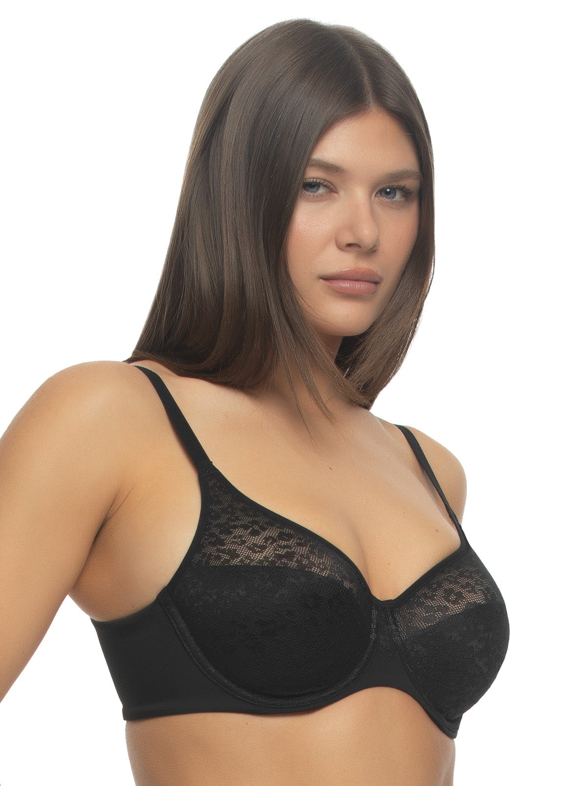 Sabrina Lace Seamless Unlined Bra - Black | Felina Sale|Bras