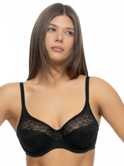 Sabrina Lace Seamless Unlined Bra - Black | Felina Sale|Bras