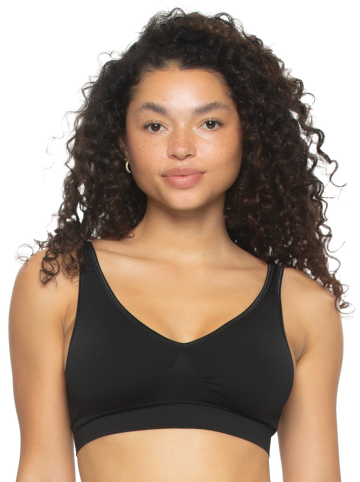 Seamless Light Support Bra 2-Pack - Black Warm Nude | Felina Sale|Bras