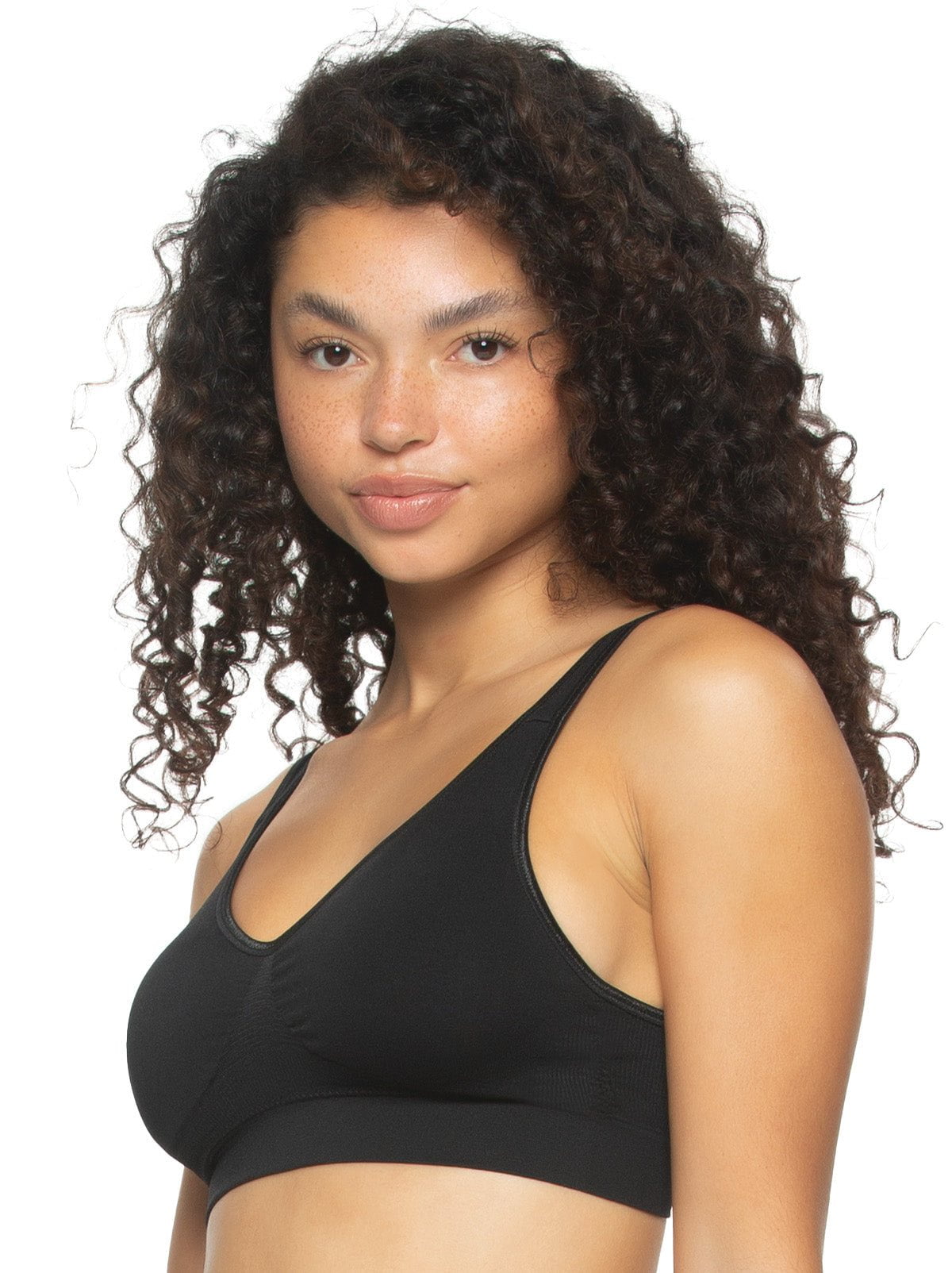 Seamless Light Support Bra 2-Pack - Black Warm Nude | Felina Sale|Bras
