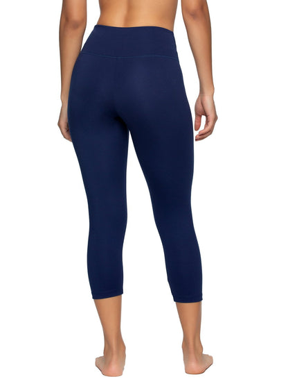 Sueded Athletic Capri Legging - True Navy | Felina Sale