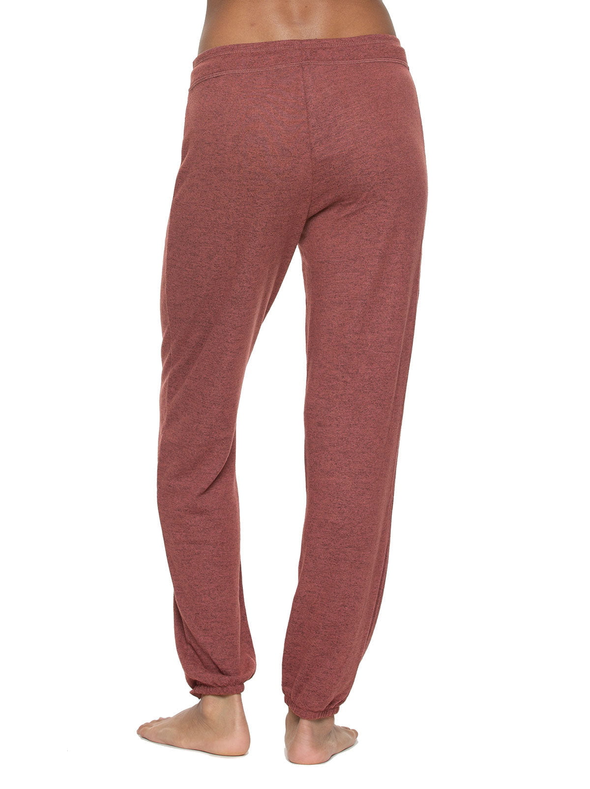 Victoria Drawstring Jogger Pant - Deep Mahogany Rose | Felina Sale