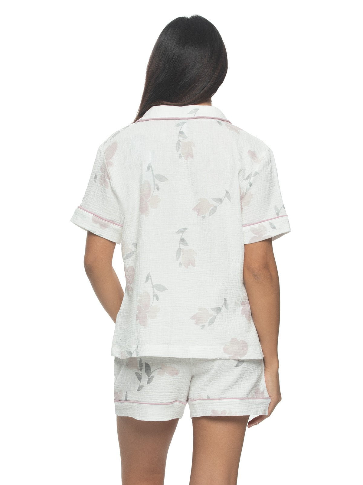 Calista 100% Cotton Pajama Set - Floral Buds | Felina Sale