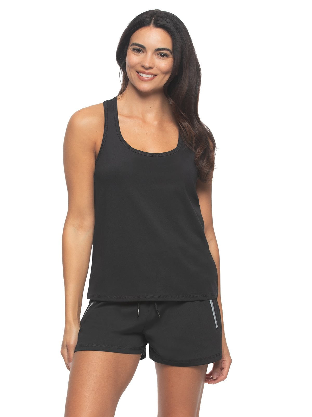 Active Tank and Short Set - Black | Felina Sale