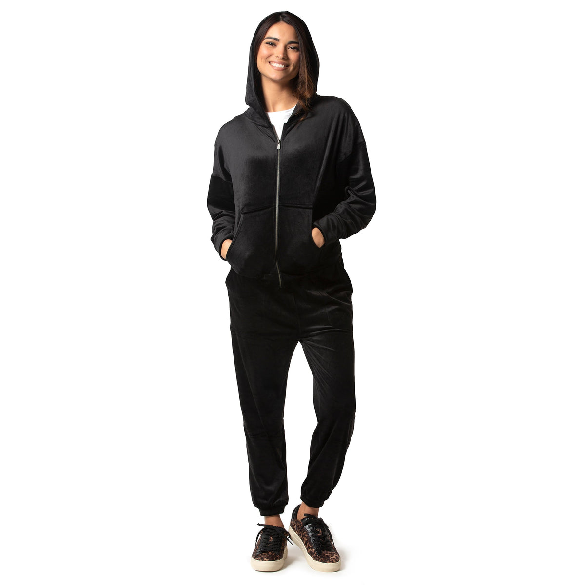Opulence Plush Velour Set - Black | Felina Sale