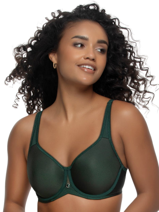Celestial Seamless T-Shirt Bra - Spruce | Felina Bras