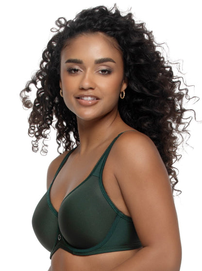 Celestial Seamless T-Shirt Bra - Spruce | Felina Bras