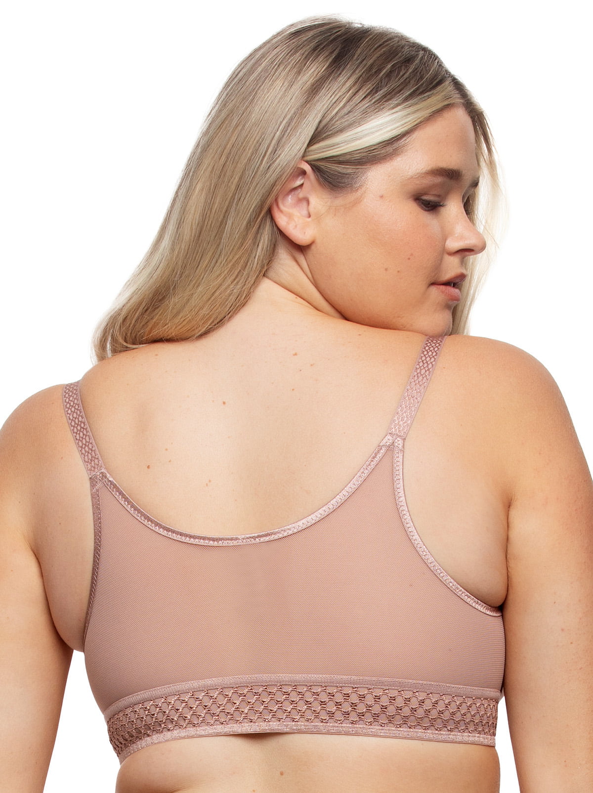 Body Soft Back Smoothing Front Close T-Shirt Bra - Rose Tan | Felina Bras