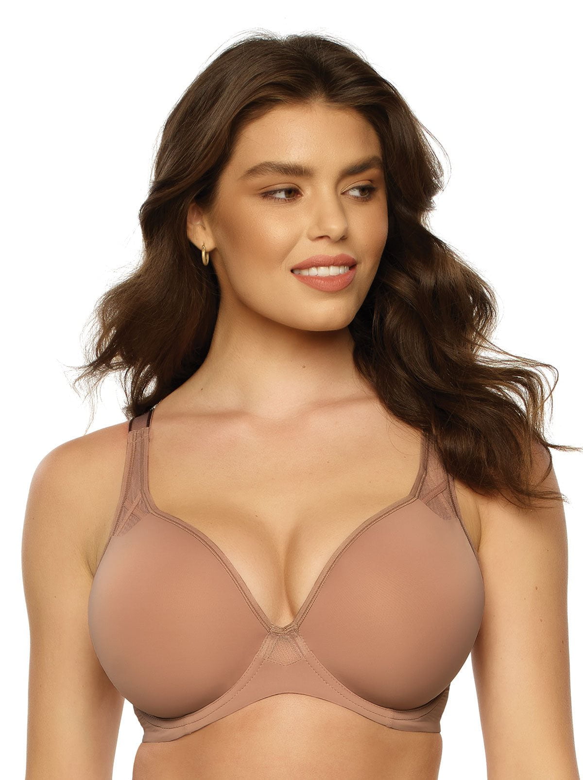 Amaranth Plunge T-Shirt Bra - Rose Tan | Felina Bras