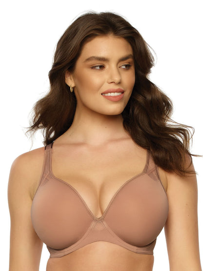 Amaranth Plunge T-Shirt Bra - Rose Tan | Felina Bras