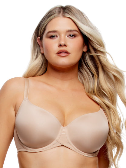 Marvelous Side Smoothing T-Shirt Bra - Warm Neutral | Felina Bras|Sleepwear