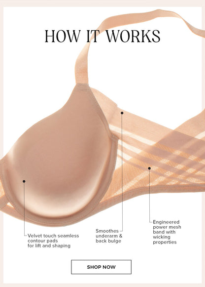 Marvelous Side Smoothing T-Shirt Bra - Warm Neutral | Felina Bras|Sleepwear