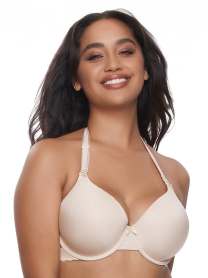 Gorgeous Cushion Comfort T-Shirt Bra w/ Multi-Way Straps 2-Pack - Bare Black | Felina Bras