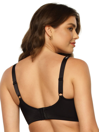 Amaranth Unlined Minimizer Bra - Black | Felina Bras