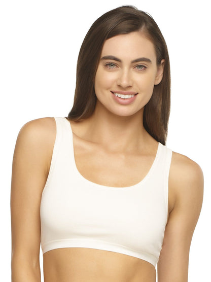 Organic Cotton Stretch Bralette 2-Pack - Cloud Slate | Felina Bras