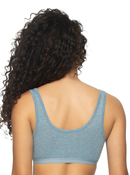 Organic Cotton Stretch Bralette - Sky | Felina Bras