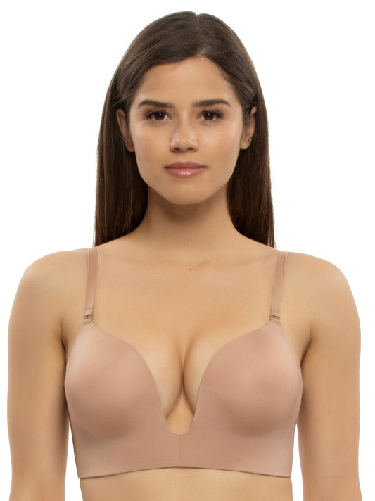 Entice Plunge Push Up Bra - Suede | Felina Bras|Sleepwear