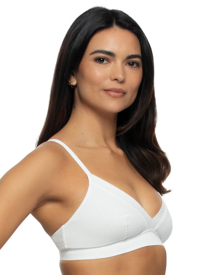 Pima Cotton Stretch Wireless Bra 2-Pack - Tuxedo | Felina Bras