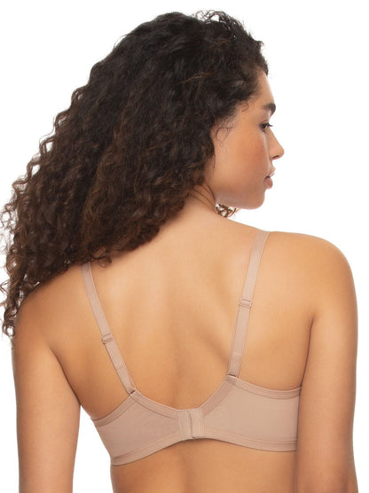 Ethereal Sheer Mesh Unlined Underwire Bra - Dune | Felina Bras