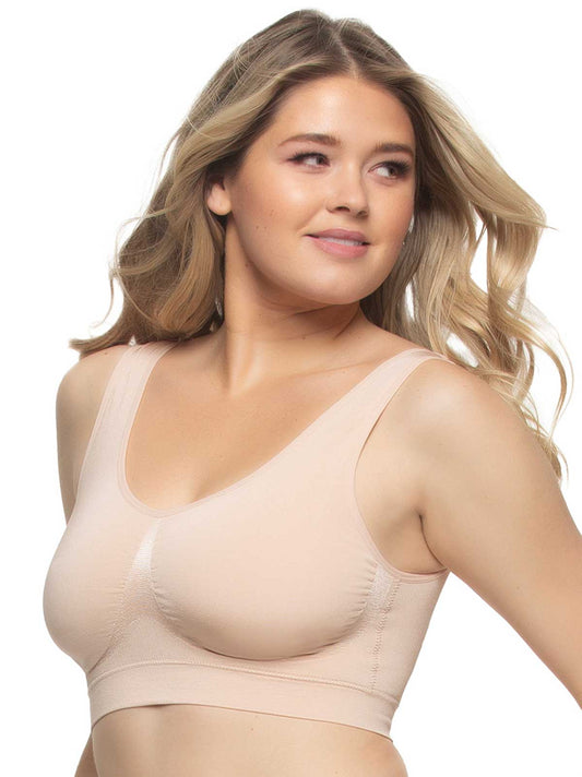 Body Smooth Seamless Wireless Bra - Cameo Rose | Felina Bras