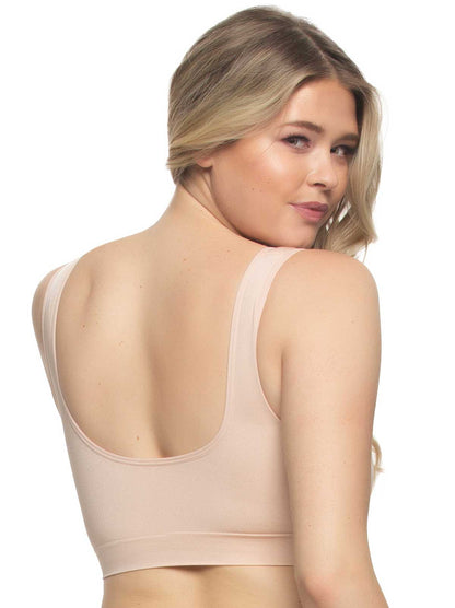 Body Smooth Seamless Wireless Bra - Cameo Rose | Felina Bras