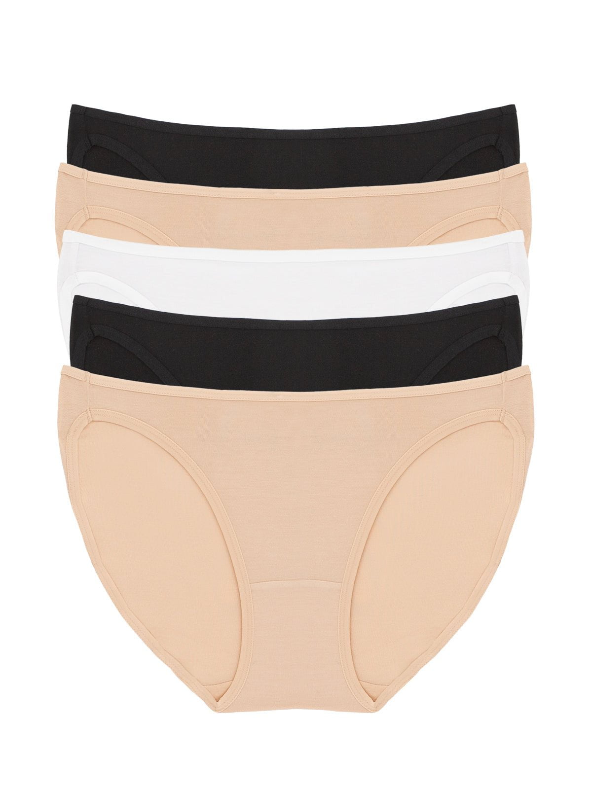 So Smooth Low Rise Bikini 5-Pack - Basics Combo | Felina Panties