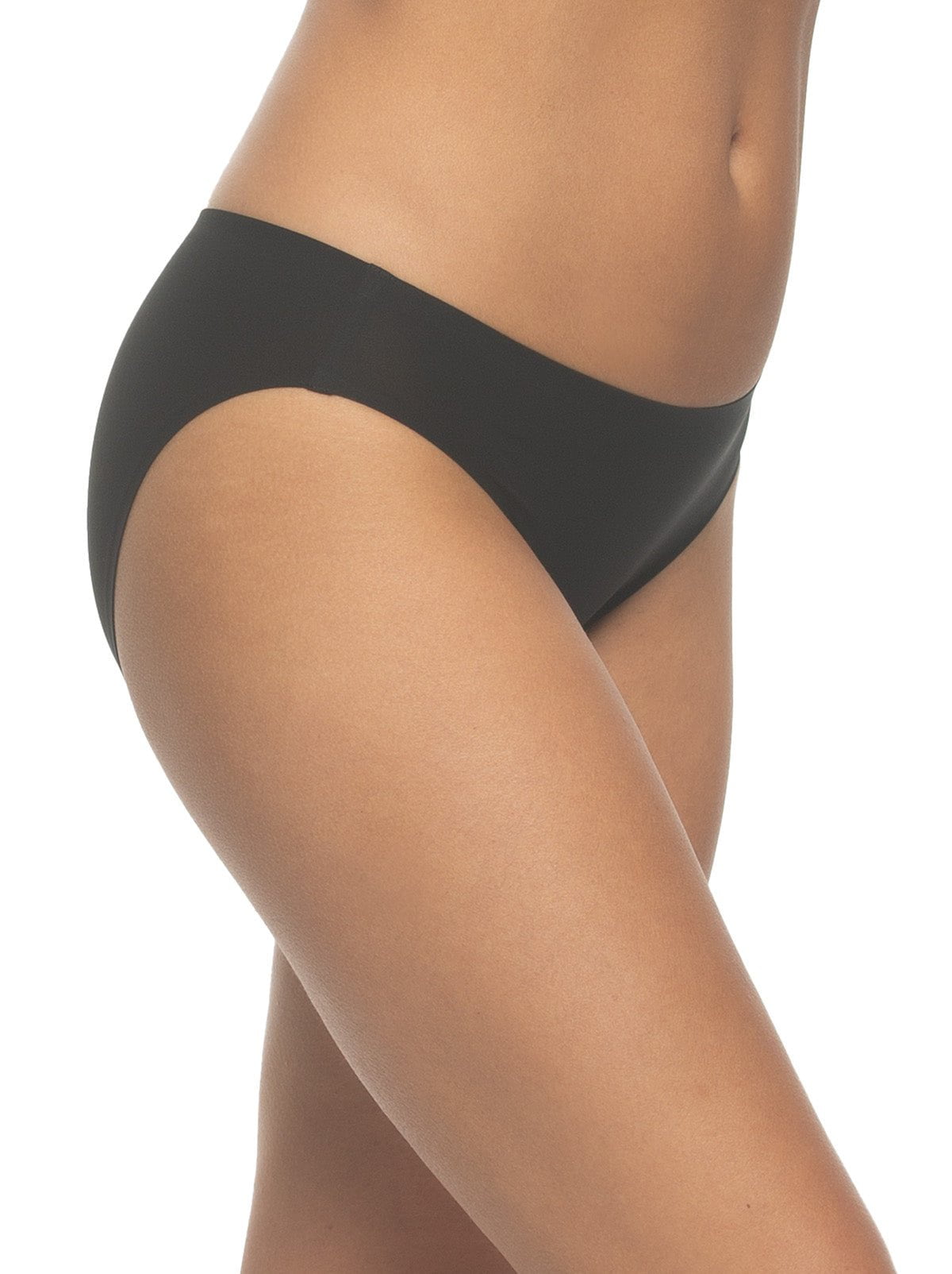 No Show Stretch Bikini 5-Pack - Black | Felina Panties