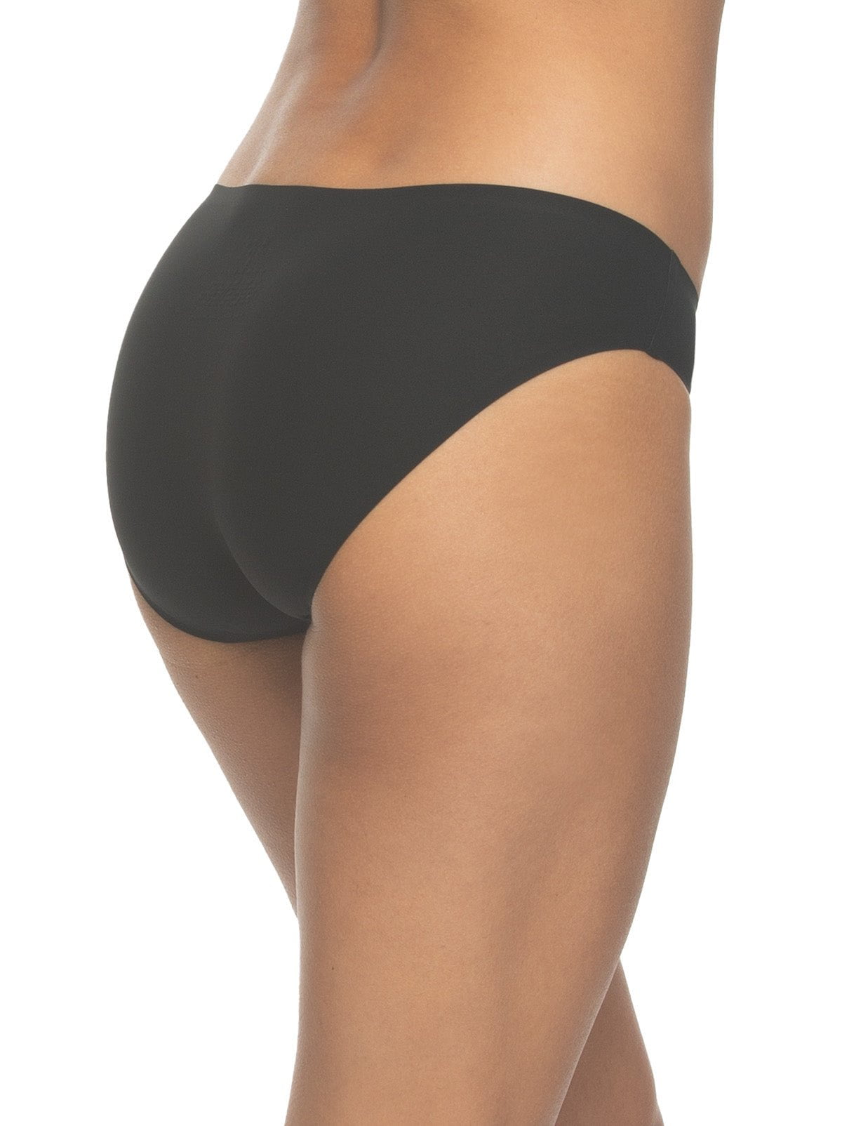 No Show Stretch Bikini 5-Pack - Black | Felina Panties