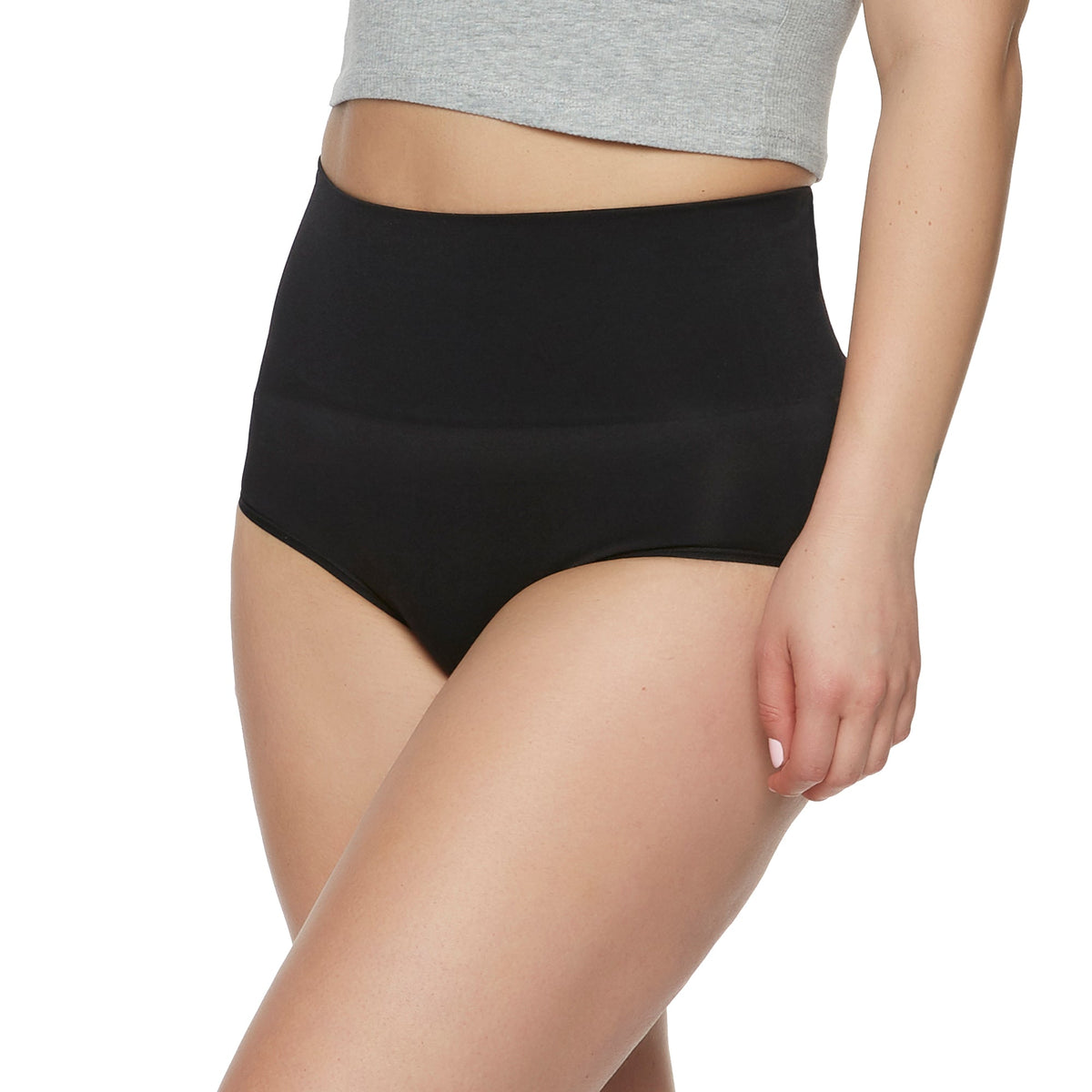 Fusion Seamless Shapewear Brief 2-Pack - Black Warm Neutral | Felina Panties|Sleepwear