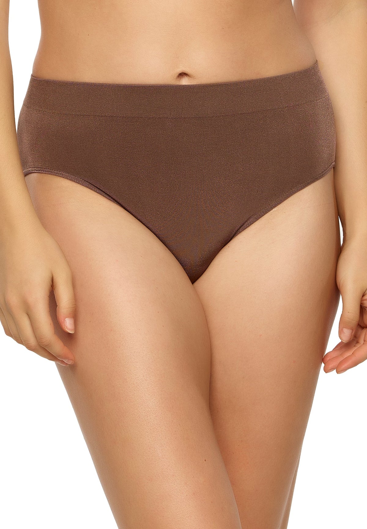 Body Smooth Hi-Cut Seamless Brief - Sparrow | Felina Panties