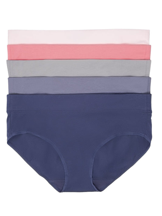 Pima Cotton Stretch Hipster 5-Pack - Italian Garden | Felina Panties