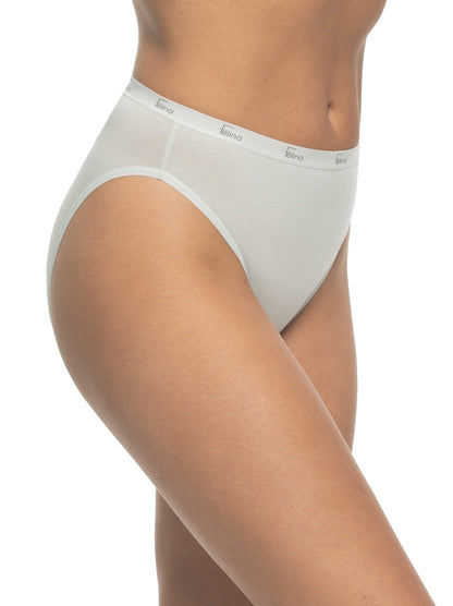 Signature Cotton Stretch  Hi-Cut 5-Pack - Glacier Pink | Felina Panties