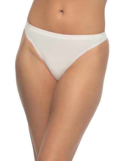 Super Stretchy Cotton Thong 6-Pack - Cool Neutrals | Felina Panties