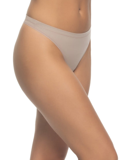 Super Stretchy Cotton Thong 6-Pack - Cool Neutrals | Felina Panties