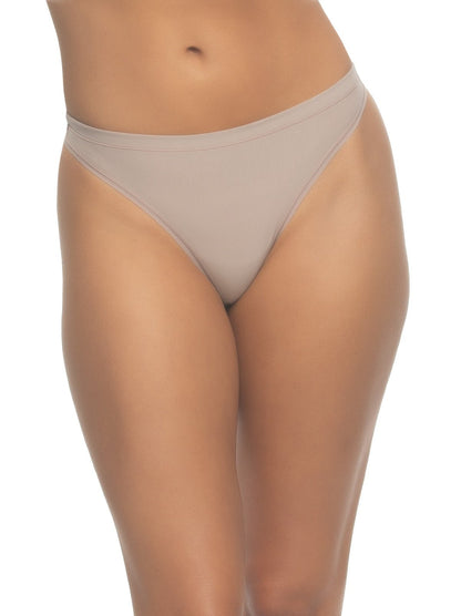 Super Stretchy Cotton Thong 6-Pack - Cool Neutrals | Felina Panties