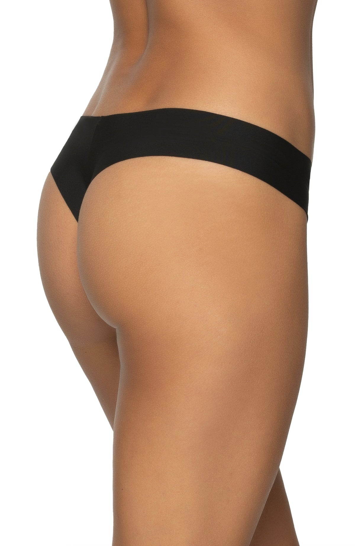 No Show Elastic Free Thong 5-Pack - Chic Neutrals | Felina Panties