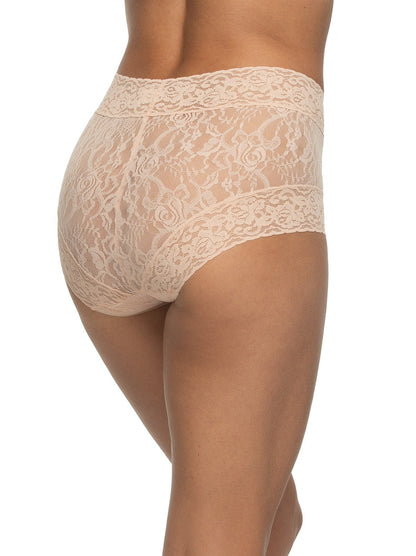 Signature Stretch Lace Hi-Waisted Boyleg Panty - Bare | Felina Panties|Sleepwear