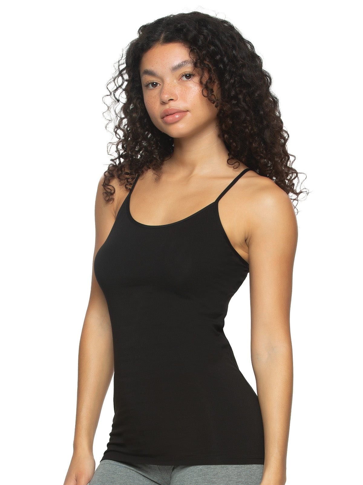 Cotton Modal Stretch Camisole - Black | Felina Loungewear