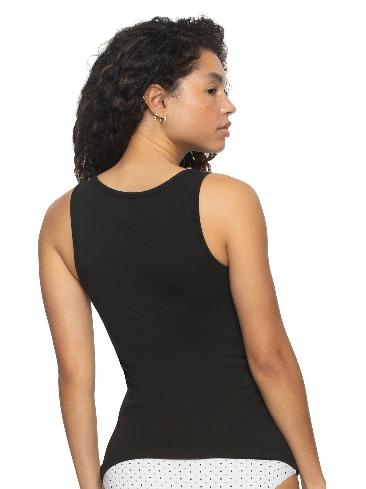 Cotton Modal Stretch Layering Tank Top 2-Pack - Tuxedo | Felina Loungewear
