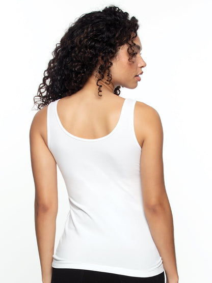 Cotton Modal Stretch Reversible Tank Top 4-Pack - Basics | Felina Loungewear