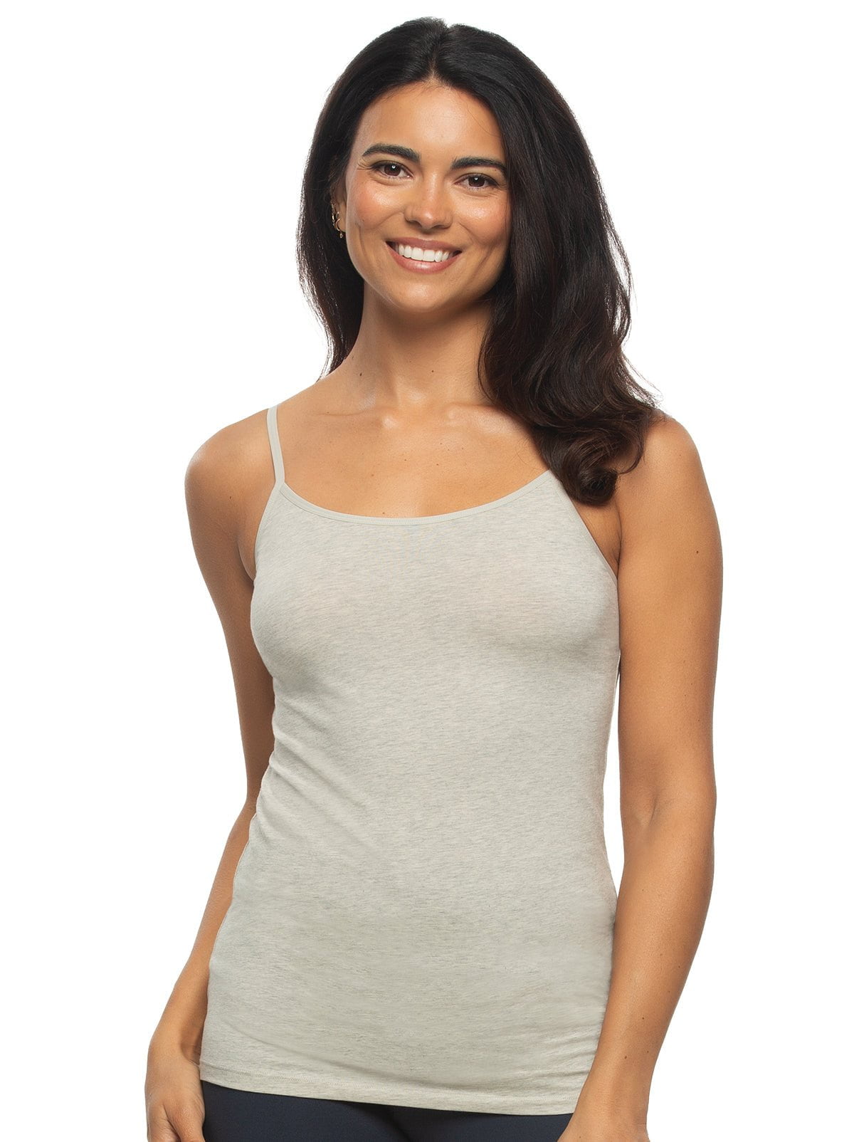 Organic Cotton Stretch Camisole - Pebble | Felina Loungewear