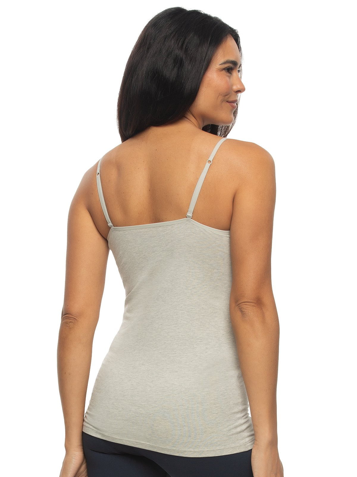 Organic Cotton Stretch Camisole - Pebble | Felina Loungewear