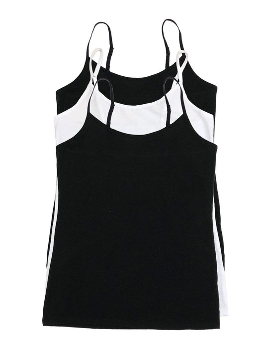 Micro Modal Camisole 3-Pack - Black White | Felina Loungewear